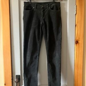 Patagonia Grey Corduroy Skinny Pants – Organic Cotton, Size 29